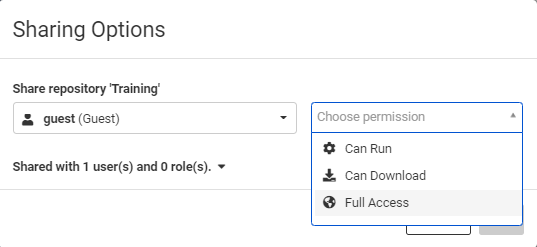 Granting Full Access to a repository